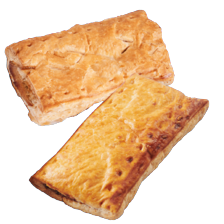 Saucijzenbroodje of vegan saucijzenbroodje